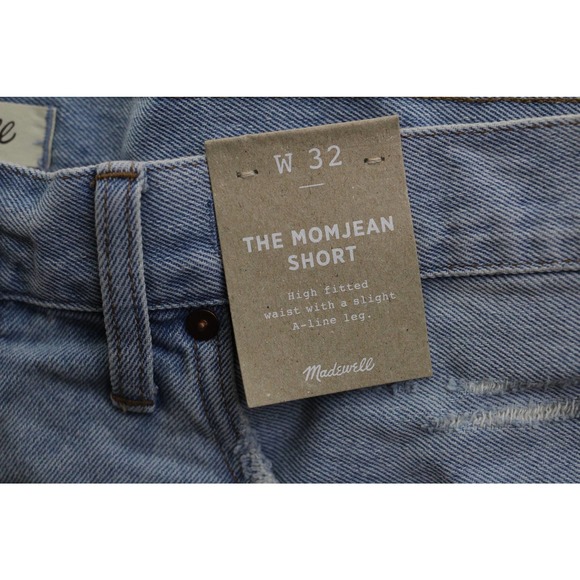 NWT Madewell the mom jean shorts size 32 - Picture 3 of 9